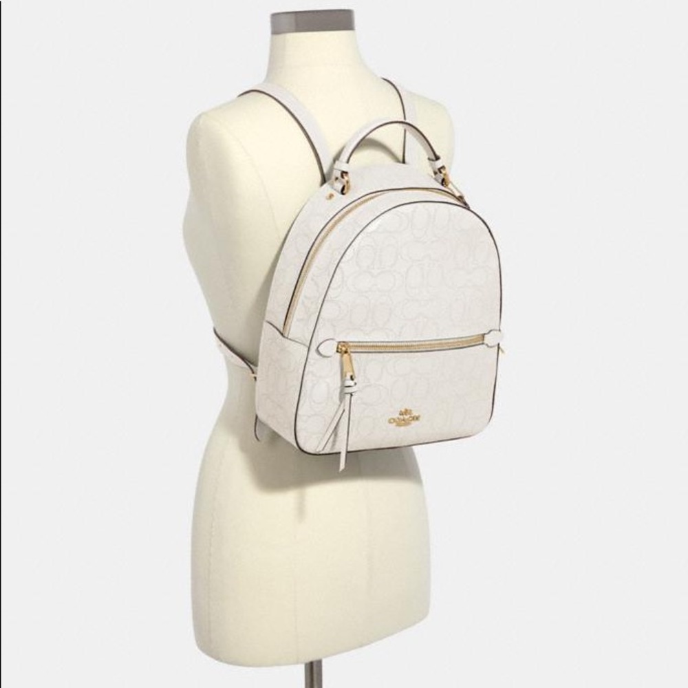 New💃Coach Jordyn Backpack In Signature Leather - Picture 12 of 12